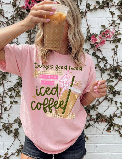 Iced Coffee, DTF Transfer