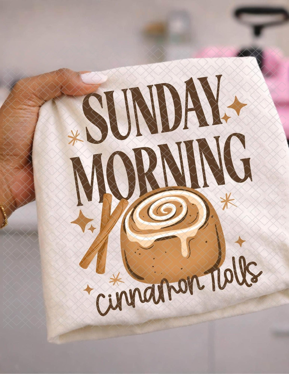 Cinnamon Rolls, DTF Transfer