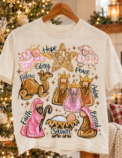 Nativity, DTF Transfer