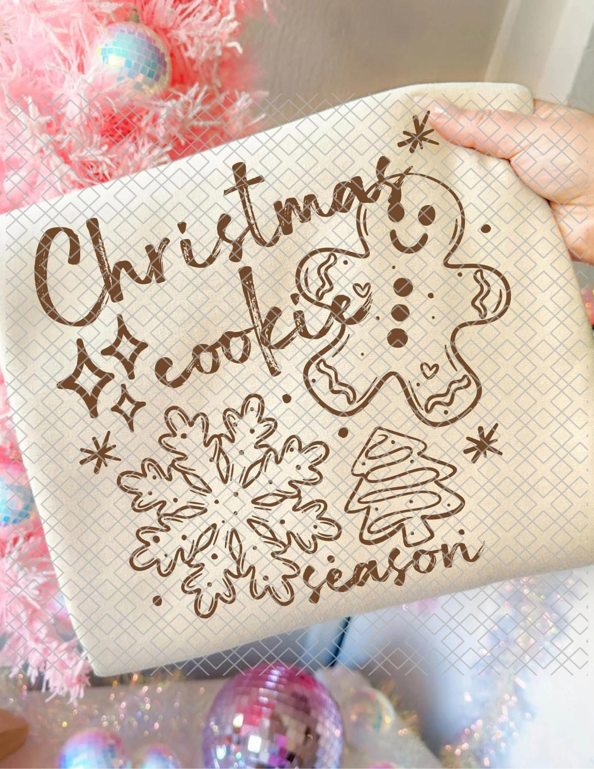 Christmas Cookies, DTF Transfer