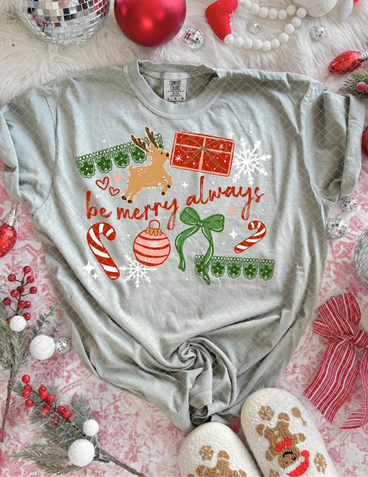 Be Merry, DTF Transfer