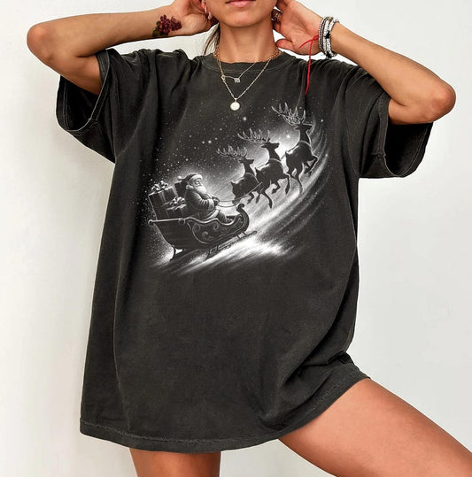 Santa/Sleigh Half tone