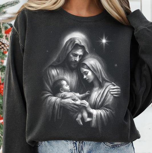 Nativity Scene Half Tone