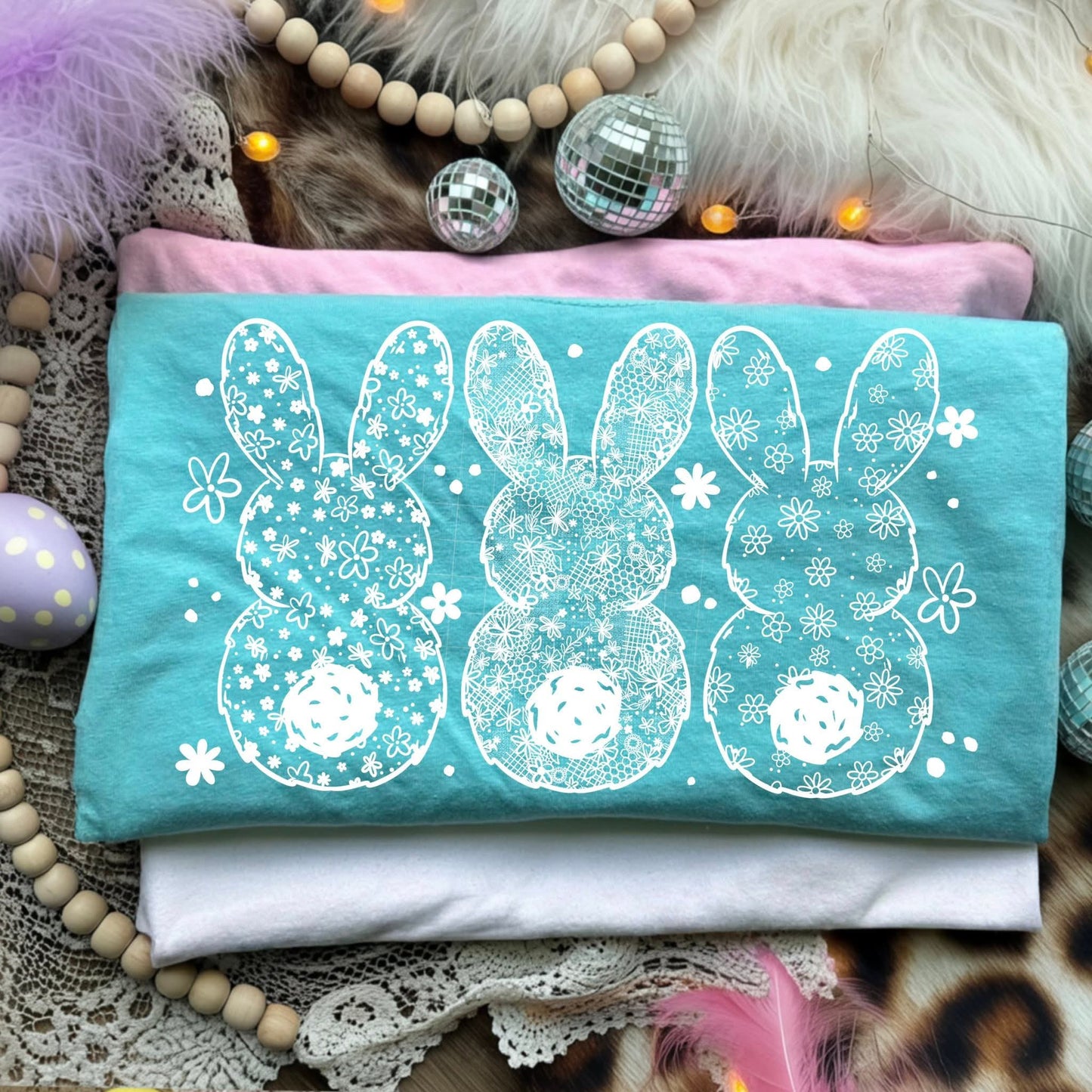 Bunny Trio White